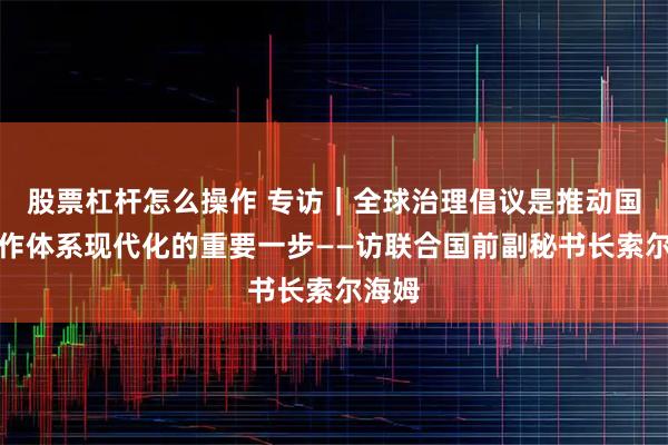 股票杠杆怎么操作 专访｜全球治理倡议是推动国际合作体系现代化的重要一步——访联合国前副秘书长索尔海姆